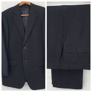 (LIKE NEW) TEHAMA Men's Two-Piece Suits, Dark Grey